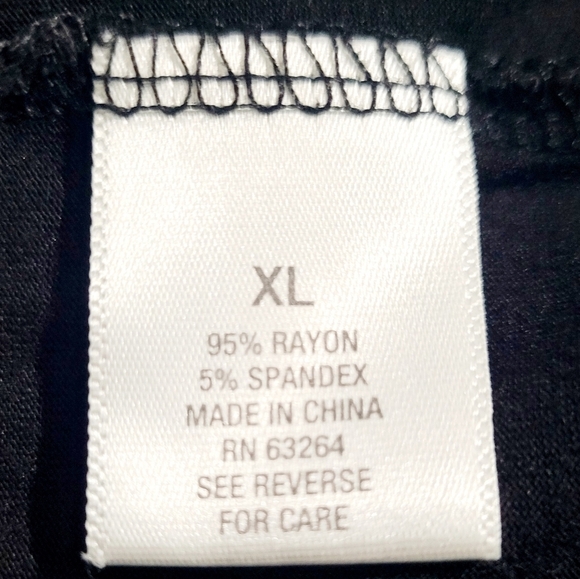 DRESSBARN Woman's Casual Sleeveless Top Black White Embroidery Size XL - Picture 10 of 11